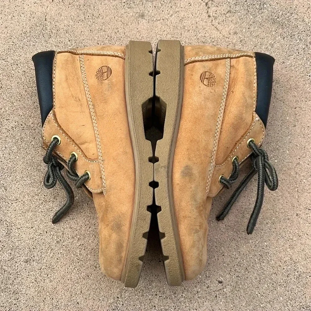 Timberland boots kids 11.5 3 eyelet classic lace up boots